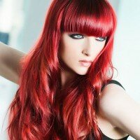 красный цвет волос